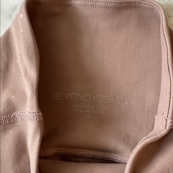 Beyond Yoga Ombré Alloy Speckled Leggings Pink Gold Small - Picture 4 of 6